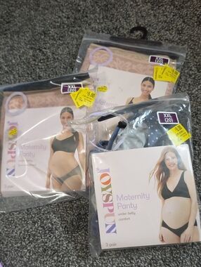 NWT XXL Joyspun Maternity Panty 3-Pack - 9 Total